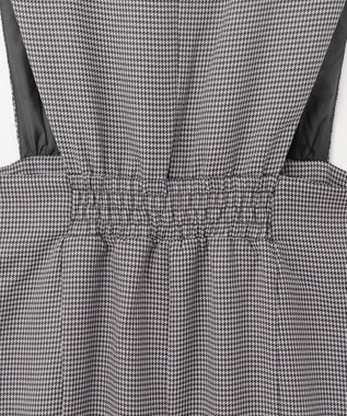 Feroux 【洗える】美シルエット ジャンパースカート チェック柄