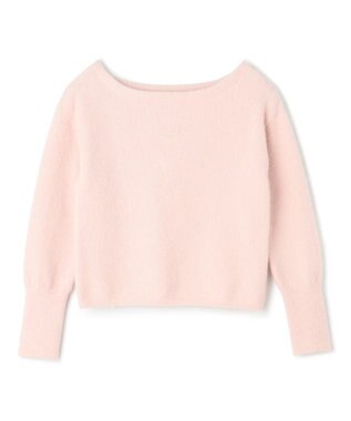 uncrave アルパカニット オフショルダー トップス（uncrave WHITE） ベビーピンク