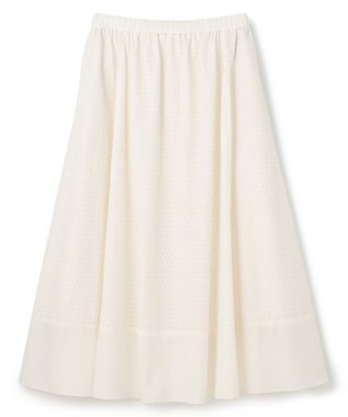 UNFILO 【セットアップ着用可/ウエストゴム】FINE MOVE パンチング ドット スカート