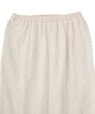 Green Parks ３Ｄレース刺しゅうスカート Ecru