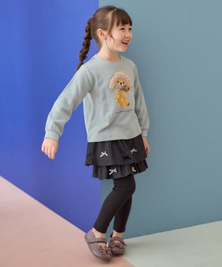 ANY KIDS デニム ニット スカッツ ブラックデニム