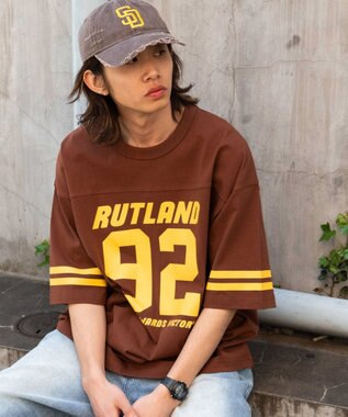 WEGO ヘビーウェイトナンバリングBIG　T（SS） ブラウン