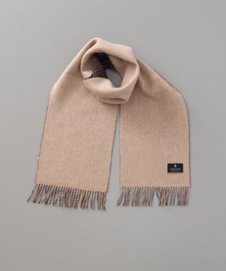 AURORA 【 LANVIN COLLECTION（ランバン コレクション） 】カシミヤ100％リバーシブルチェックマフラー(WASH)