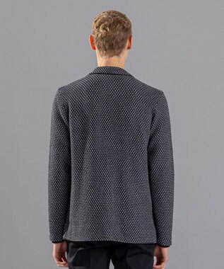 JOSEPH HOMME ストロータックステッチ　ニットジャケット ブラック系3