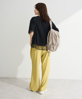 Green Parks 【適ON】遮熱チュールドッキングプルオーバー Black