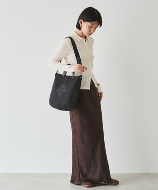 russet 《15か月連続！ブランド月間ランキング1位》コーデュラナイロン 2WAYトートバッグ(CE-1404-WEB) Black