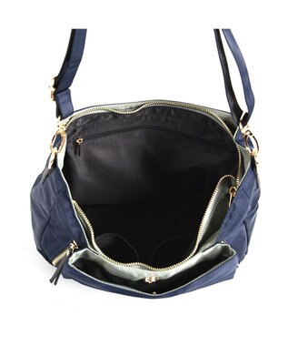 LA BAGAGERIE 【MONICA】ナイロン2WAYショルダーバッグ ネイビー