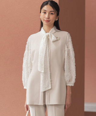 組曲 S 【KUMIKYOKU NAVY】コンフォータブルドレープ ジレ