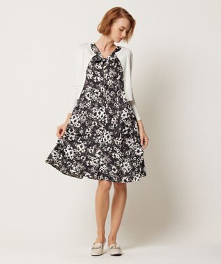 TOCCA 【洗える】FLOWER ROAD ドレス ブラック系5