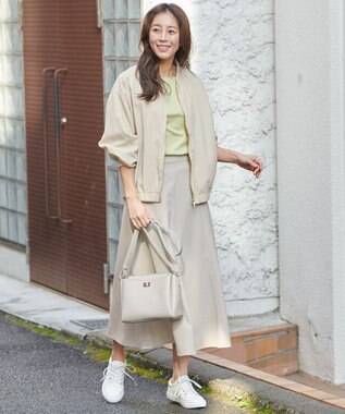 ANY 【洗濯機可能】ＭＡー１ブルゾン サンドベージュ