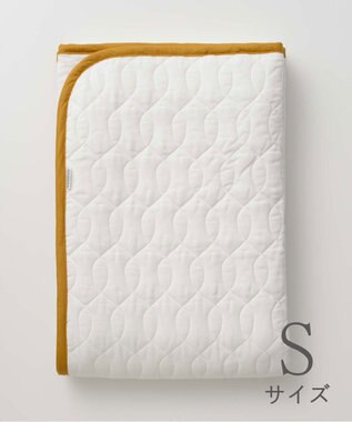 京和晒綿紗 ガーゼ敷パッド (脱脂綿入り) 4層 シングルサイズ(100×210)