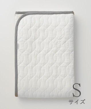 京和晒綿紗 ガーゼ敷パッド (脱脂綿入り) 4層 シングルサイズ(100×210)