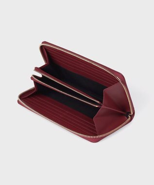 Paul Smith マーケトリースワールラビット 長財布 バーガンディー