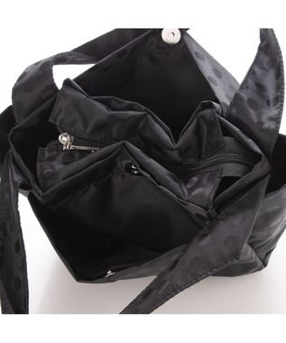 Y'SACCS 【Y’SACCS vous et】ドットジャカードトート Sサイズ ブラック