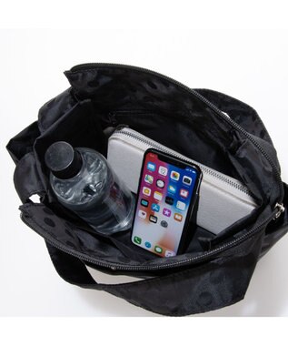 Y'SACCS 【Y’SACCS vous et】ドットジャカードトート Sサイズ ブラック