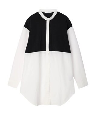 Green Parks 比翼カットドッキングチュニック Black