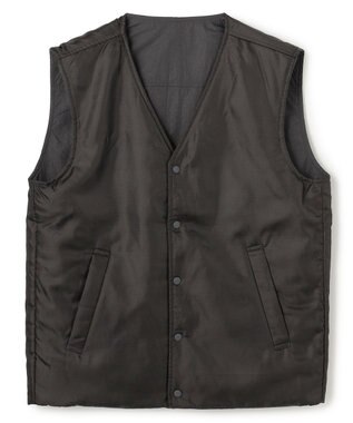 JOSEPH HOMME 【2WAY】パデットニットブロック　リバーシブルベスト グレー系