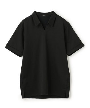 JOSEPH HOMME コットンナイロンテリー　スキッパー ブラック系