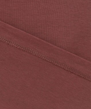 ANY 【UVケア】ビューティーベーシックモックネック半袖プルオーバー ボルドー