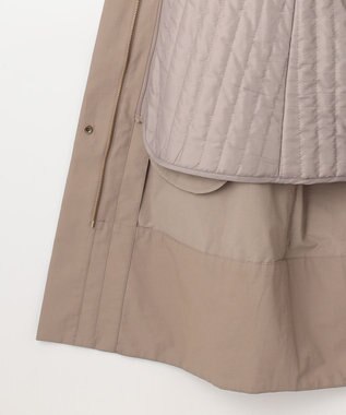 組曲 【WEB限定】中綿ライナー付きモッズ コート モカブラウン系