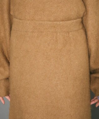 Green Parks ナローニットスカート Beige