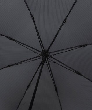 MOONBAT 【大きめ】POLO RALPH LAUREN 長傘 メンズ ストライプ ワンポイント刺繍 70cm ブラック