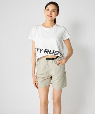OP／FILA 【RUSTY】カップ付き半袖T付き3点セット水着 ホワイト