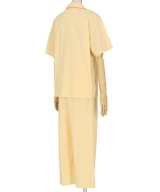 une nana cool MADE WITH LIBERTY FABRIC 綿混ソフト天竺 半袖パジャマ YE