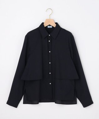 組曲 S 【先行予約】ニューリヨセルシャーティングマルチWAY ブラウス ネイビー系