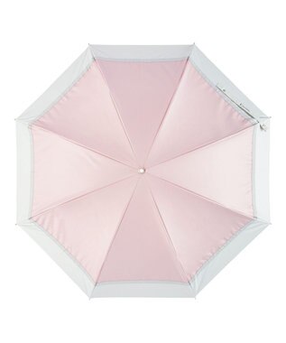 MOONBAT 断熱パラソル 二階建て バイカラー 日傘 遮熱 遮光 UV ペールピンク
