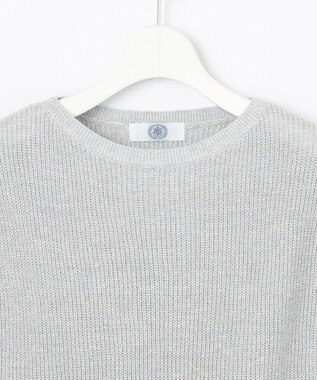 J.PRESS LADIES S 【洗える】Linen Cotton Vest  ニット ベスト ブルー系