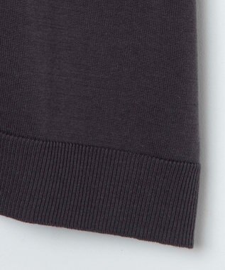 WEGO 【ユニセックス着用ITEM】スキッパーニットポロ ダークグレー