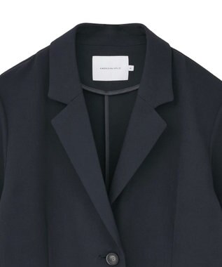 AMERICAN HOLIC 【イージーケア】テーラードジャケット Black