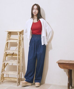 earth music&ecology 厚底ジュートサンダル Beige