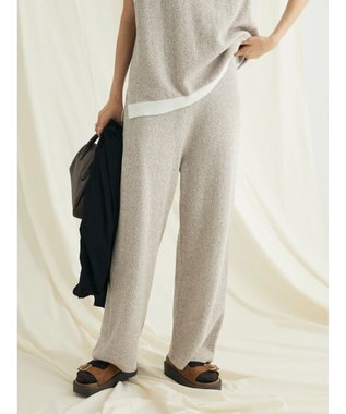 CRAFT STANDARD BOUTIQUE リンクス編みニットパンツ Ivory