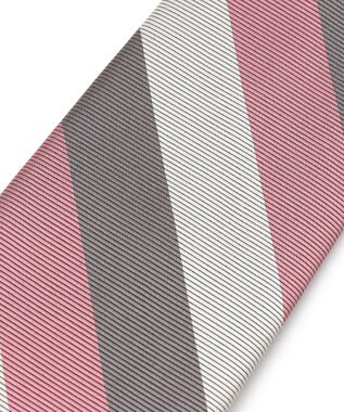 J.PRESS MEN 【JAPANESE TWILL&REPPE STRIPE COLLECTION】 レジメンタル ネクタイ ピンク系1