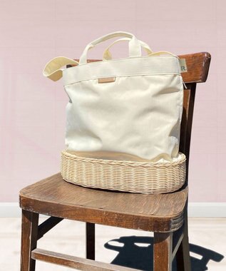 ROOTOTE 2818【ラタン:カゴバッグ】EU.ラウンド.スロース-A 01：クリーム