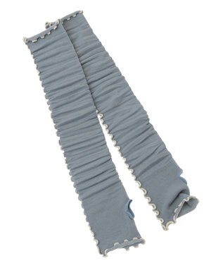 Green Parks ＪＡＭＧＡＲＤＥＮ．ＵＶカット配色メロウアームカバー Blue