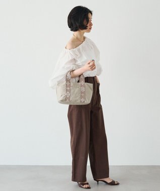 russet コーデュラナイロンデイリートートバッグ(CE-1743-WEB) L.Greige