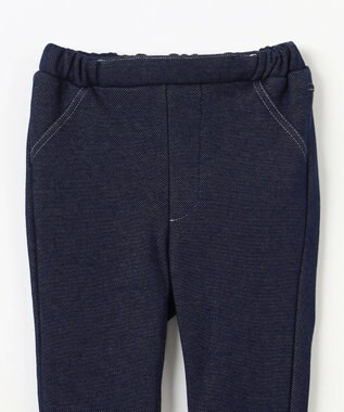組曲 KIDS 【80-100㎝】裏起毛あったか パンツ ネイビー系