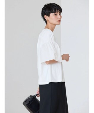 AMERICAN HOLIC 袖フレア５分袖カットプルオーバー Off White