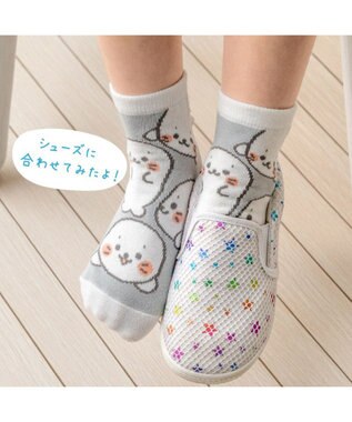 Mother garden しろたん スニーカー丈ソックス 2足セット 《顔ぼん・いっぱいいるよ》 13～16cm/17～20cm 顔ぼん・いっぱいいるよ