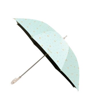 MOONBAT 【 遮光率100％/遮熱/UV】PAUL&JOE ACCESSOIRES(ポール&ジョー) 晴雨兼用日傘 ジプシー ネコ 長傘 ミントグリーン