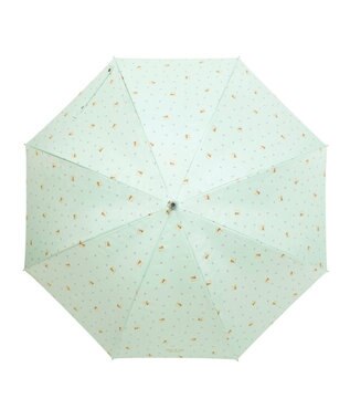 MOONBAT 【 遮光率100％/遮熱/UV】PAUL&JOE ACCESSOIRES(ポール&ジョー) 晴雨兼用日傘 ジプシー ネコ 長傘 ミントグリーン
