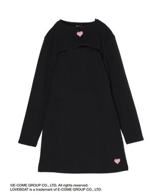 Green Parks ■別注　ＬＯＶＥ　ＢＯＡＴ　キャミワンピ×ボレロ Black