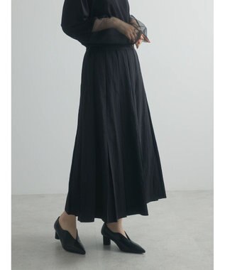 Green Parks armonia．フレアスカート Black
