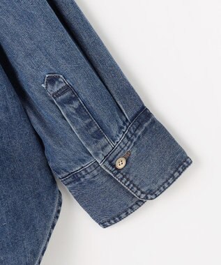 ANY オーバーデニムシャツ フェードインディゴ