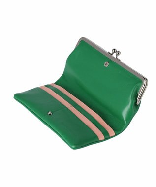 tsumori chisato CARRY tcパッチワーク がま口 長財布 グリーン