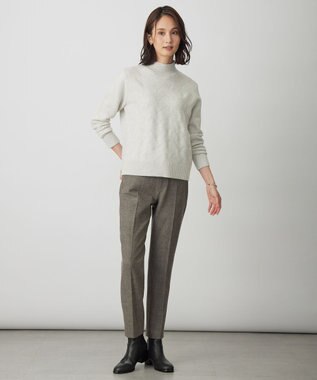 J.PRESS LADIES L チェルビック テーパード パンツ ブラウン系