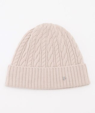 J.PRESS LADIES 【洗える】EIGER CORD ALAN ニットキャップ ベージュ系